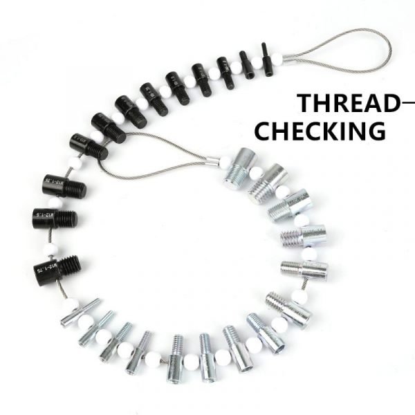 Thread Tester Bolt Nut Screw Thread Checking Checker Inspection 6 32 1/2 20 M12 1.75 M4 0.7 (Inch And Metric) Measuring Tools|Measuring Cups & Jugs|