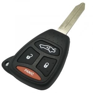 1pc Replacement For 2005 2006 2007 Jeep Grand Cherokee Remote Key Fob Shell Pad Cas - Key Rings