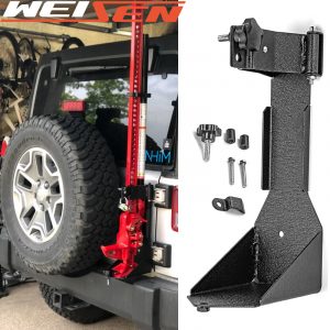 Car Accessories For Jeep Wrangler Jk 2007-2017 Off-road Rear Hi-lift Jack Mount Tailgate Bracket Kit - Tire Accessories