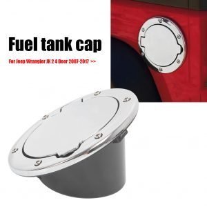 Car Fuel Filler Door Cover Gas Tank Cap For Jeep Wrangler JK Unlimited Sedan 2 4 Door 07 17 Auto Accessories | Tank Covers