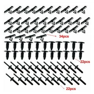 Dropship 78 Pcs Fender Flare Hardware And Tools Clip Assembly Kit for Jeep Wrangler JK 2007 2017 Hybrid Buckle Car Accessories | Mudguards