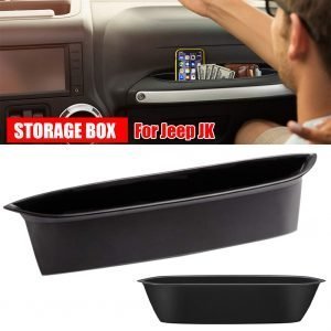 For 2011 2018 Jeep Wrangler JK Accessories Grab Handle Storage Tray Passenger Side Organizer Storage Box Handle | Stowing Tidying