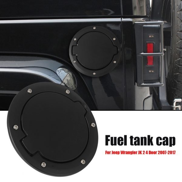 Gas Tank Covers for Jeep Wrangler JK 2007 2017 Car Styling Exterior Engine Oil Cap Fuel Filler Door Cap Cover Auto Accessories | Tank Covers