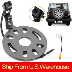 Metal Housing Heavy-duty Rear View System Parking Camera Backup Reverse Adjustable Spare Tire Mount Camera For Jeep Wrangler - Mirror & Covers