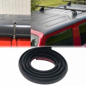 Roof Flow Seal Strip For 2007-2021 Jeep Wrangler Jk Jl Waterproof Dustproof Reduce Noise Sun-resistant Durable Silicone - Auto Seals