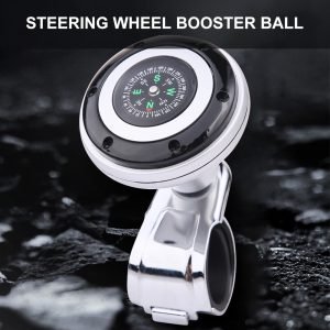 Steering Wheel Spinner Knob with Compass 360 degree Power Handle Ball Booster for Car Vehicle Steering Wheel Auto | Steering Wheels & Steering Wheel Hubs