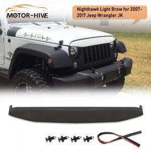 Undercover Nighthawk Light Brow Cover for 2007 2017 Jeep Wrangler JK US Stock | Racing Grills