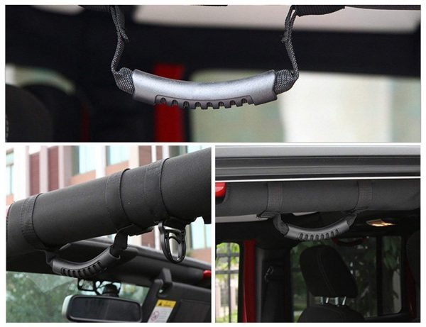 2PCS Armrests Roll Bar Grab Handle For UTV Jeep For Wrangler