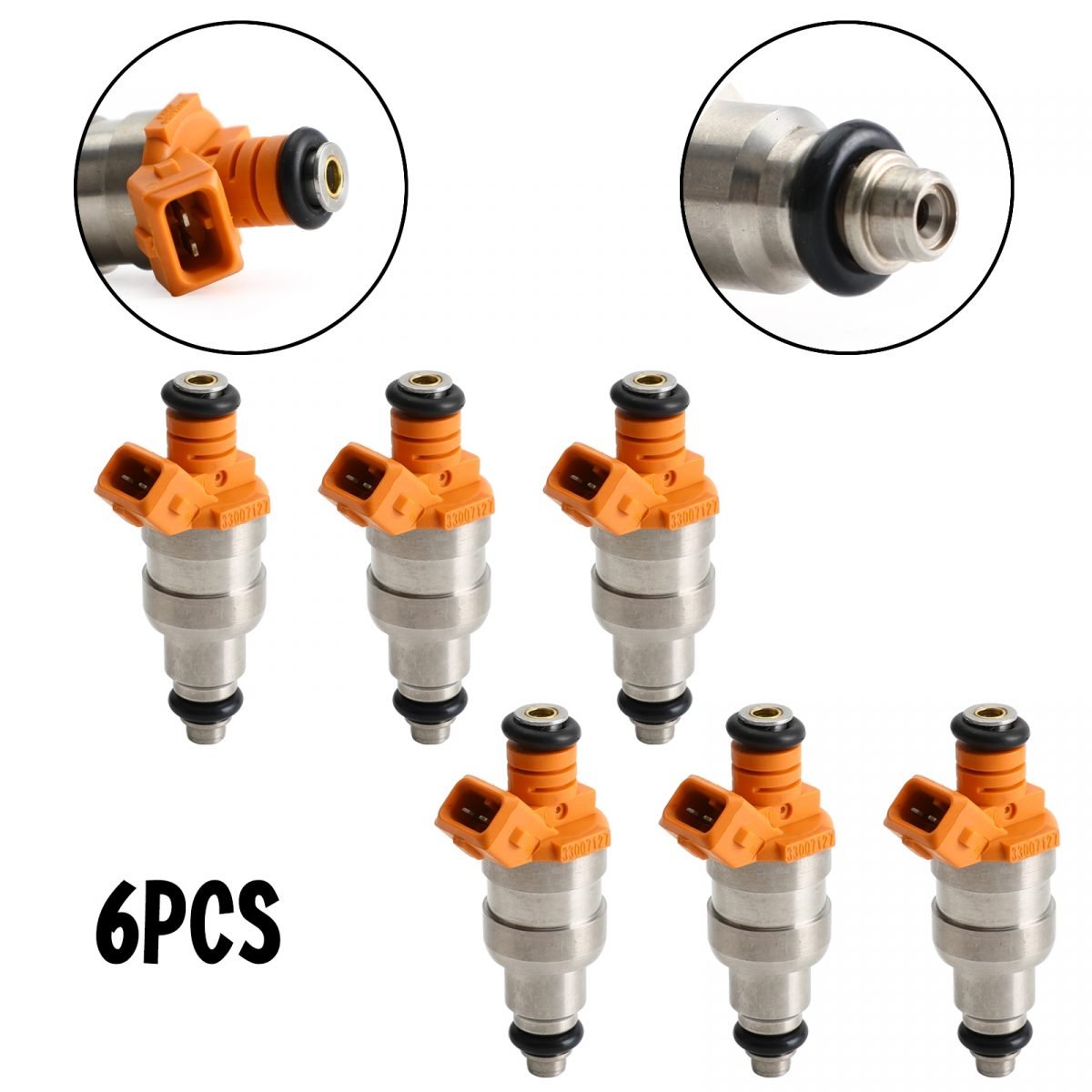 6pcs Fuel Injectors 33007127 fits For Wrangler | Fuel Injector