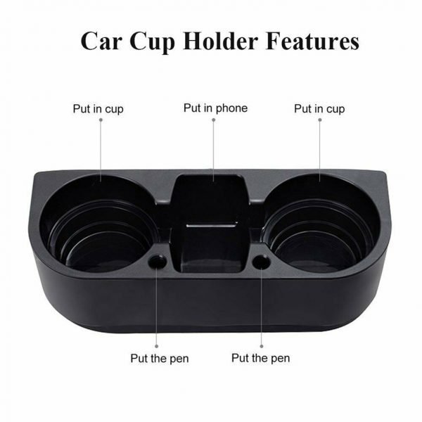 Cup Holder Auto Seat Gap Water Cup Bottle Can Phone Keys Organizer Storage For Jeep Wrangler
