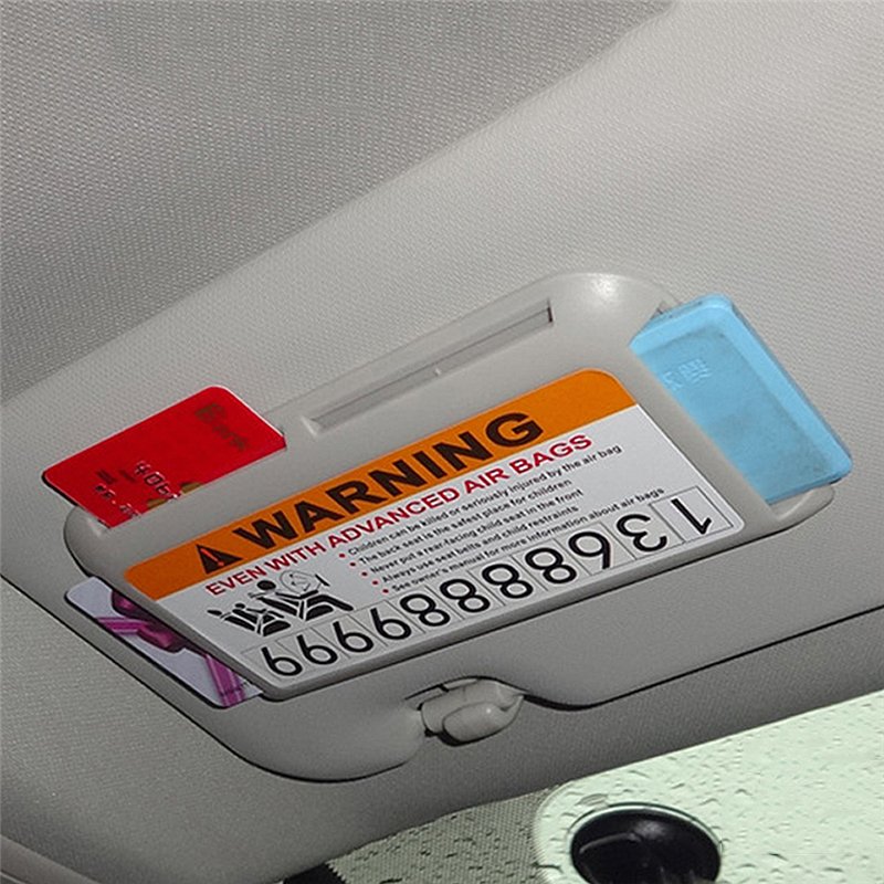 Multifunctional Sun Visor Clip Temporary Parking Card Plate For Jeep Wrangler | Auto Fastener & Clip
