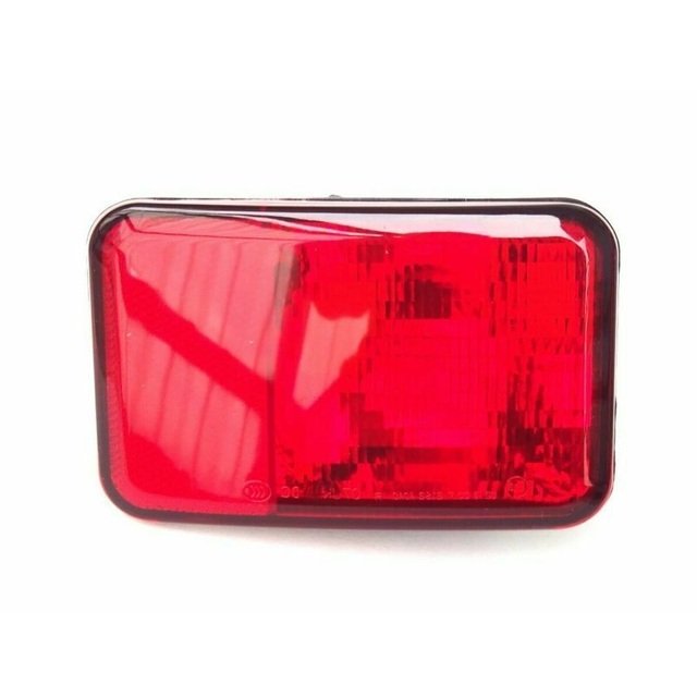 Red face left / right lampshade (without bulb) For Jeep Wrangler 2007 2018 rear bumper light reflector lampshade