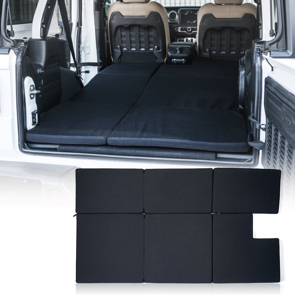 Jeep JL Black Portable Sleeping Pad Cushion Fits 2018+ Jeep Wrangler JL