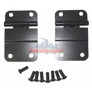 Tailgate (Liftgate) Repl Parts CJ-5 1976-1983 Tailgate Hinges Black Powder Coated Steel Pair