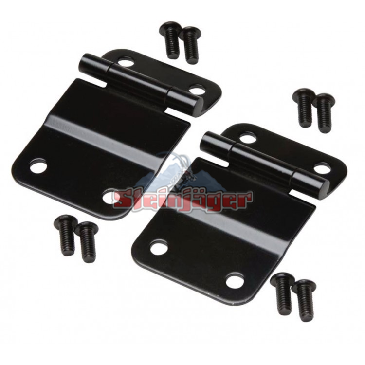 Tailgate (Liftgate) Repl Parts CJ-7 1976-1986 Tailgate Hinges Black Powder Coated Stainless