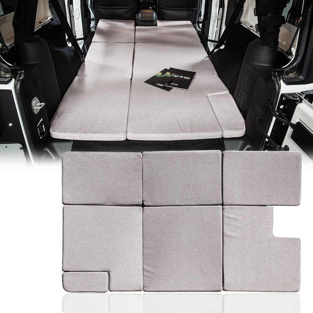 Xprite NitePad Premium Portable Sleeping Pad Cushion Fits Jeep Wrangler JKU 2007-2018 (4 Door Only)