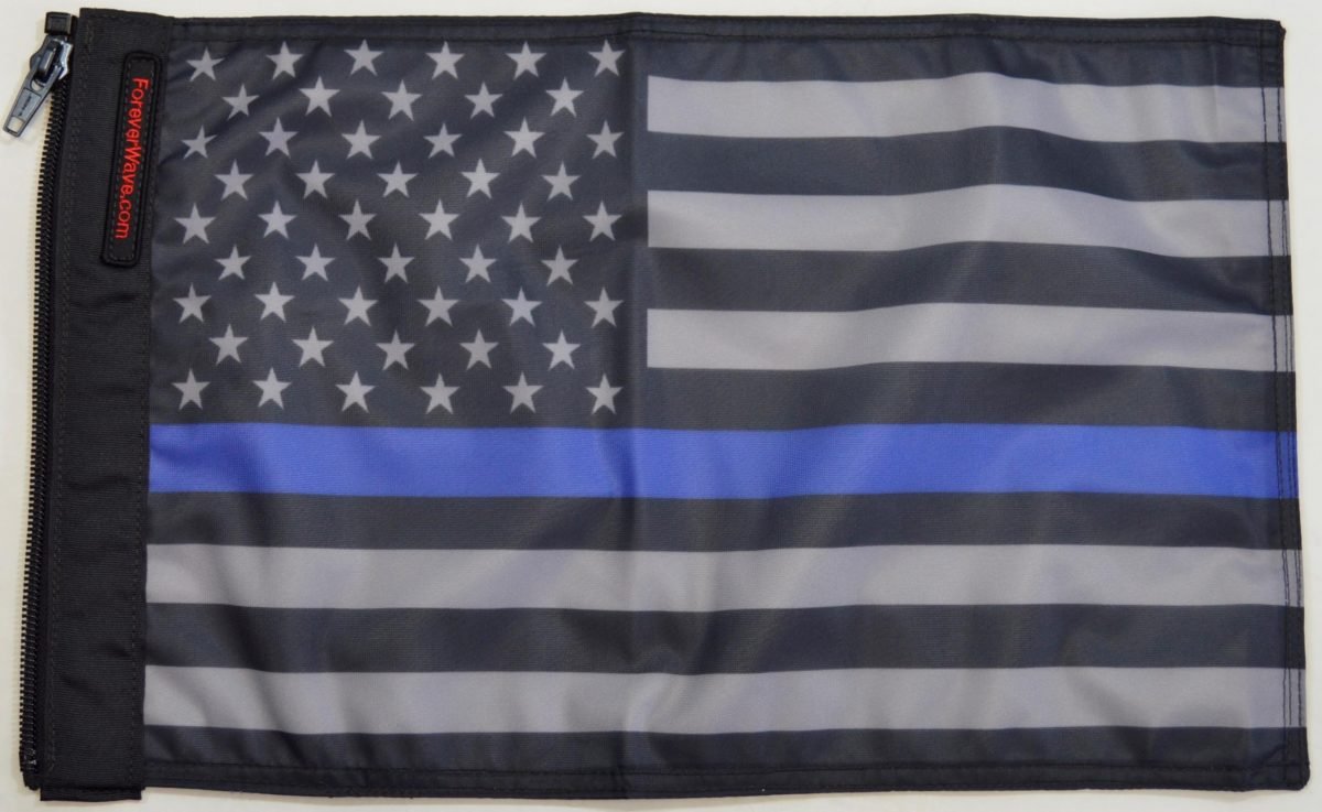 USA Subdued Thin Blue Line Flag