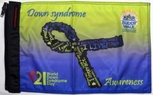 Down syndrome Awareness Flag