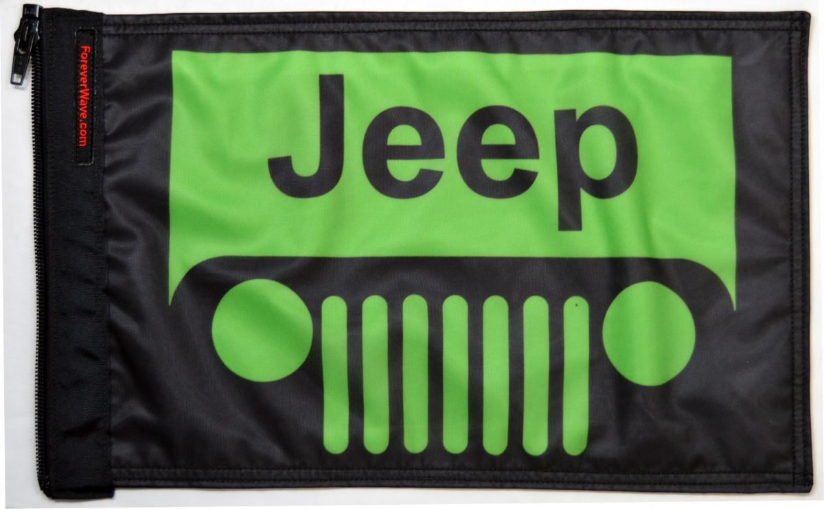 Jeep Grill Lime Green Forever Wave