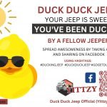 You’ve been Ducked "Yittzy Duck Tags" - Ducking Tags for Jeepers - Pack of 100