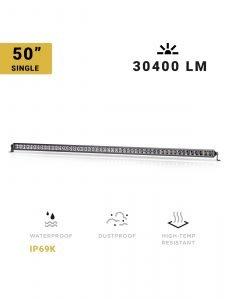 50 Inch LED Light Bar Single Row Spot/Flood Combo