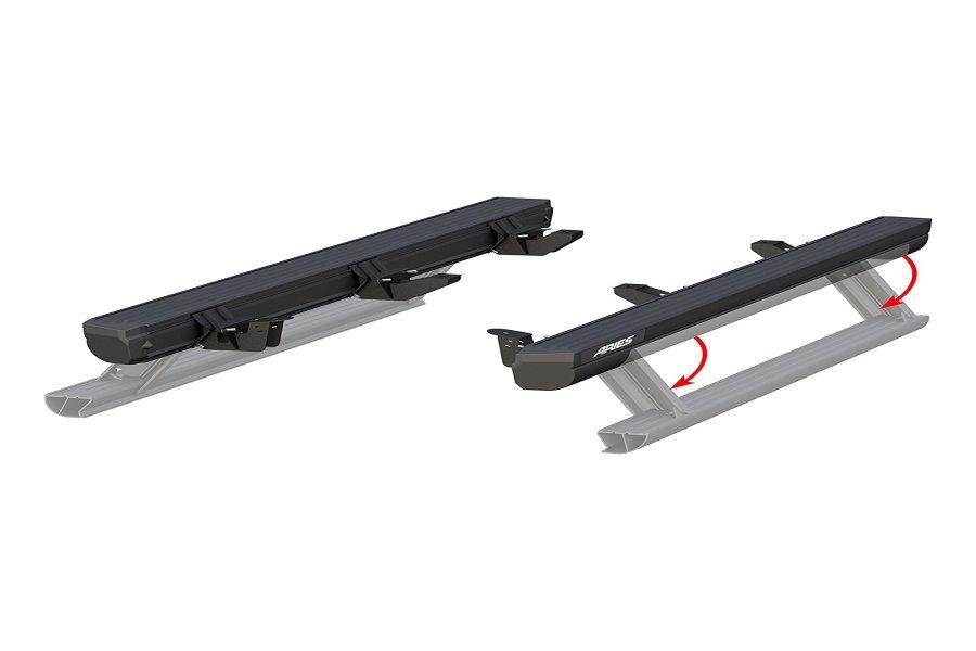 Aries ActionTrac Powered Running Boards - JL 4dr