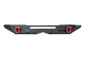 Ace Engineering Halfback Rear Bumper Kit, Optional 20-inch Light Bar, 7 Pin, and Backup Sensors, Texturized Black - JL