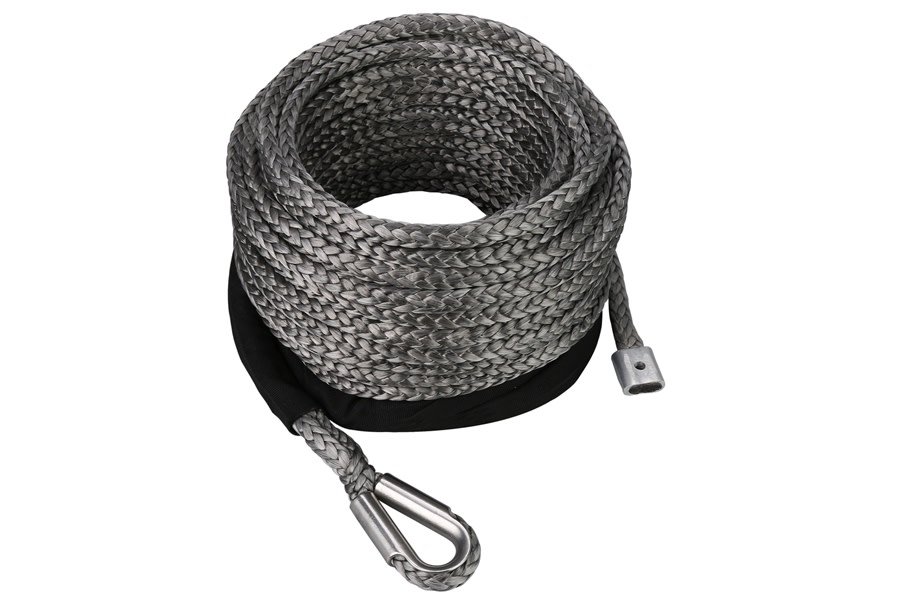 Bulldog Winch Synthetic Rope - 10mm x 90ft, 12klb-12.5klb Winches