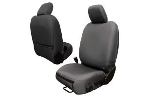 Bartact Baseline Seat Covers Front Pair Graphite - JL 4dr