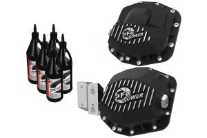 aFe Power Pro Series Front & Rear Differential Covers w/ Gear Oil - JT 3.6L