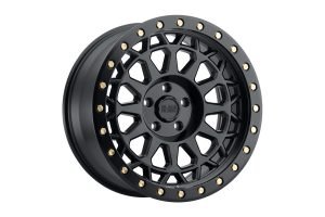 Black Rhino Primm Wheel, 17x9 5x5 - Matte Black w/ Brass Bolts - JT/JL/JK