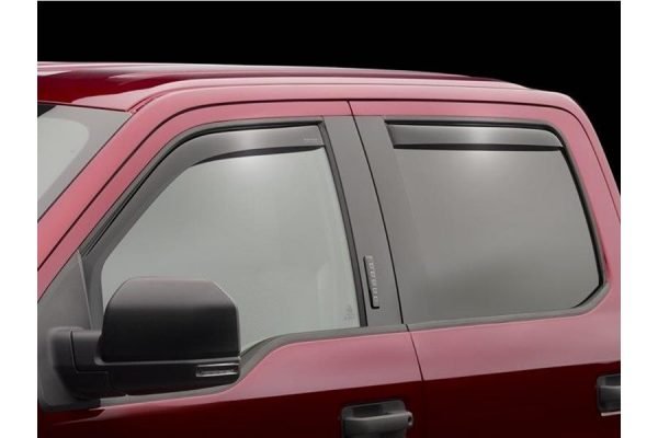 WeatherTech Front and Rear Side Window Deflectors - Dark Smoke - JT 2021