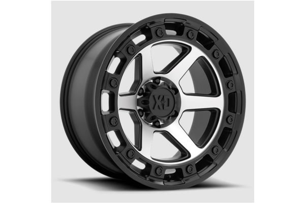 XD Series XD862 Raid Wheel, Satin Black Machined - 20x10 5x5  - JT/JL/JK
