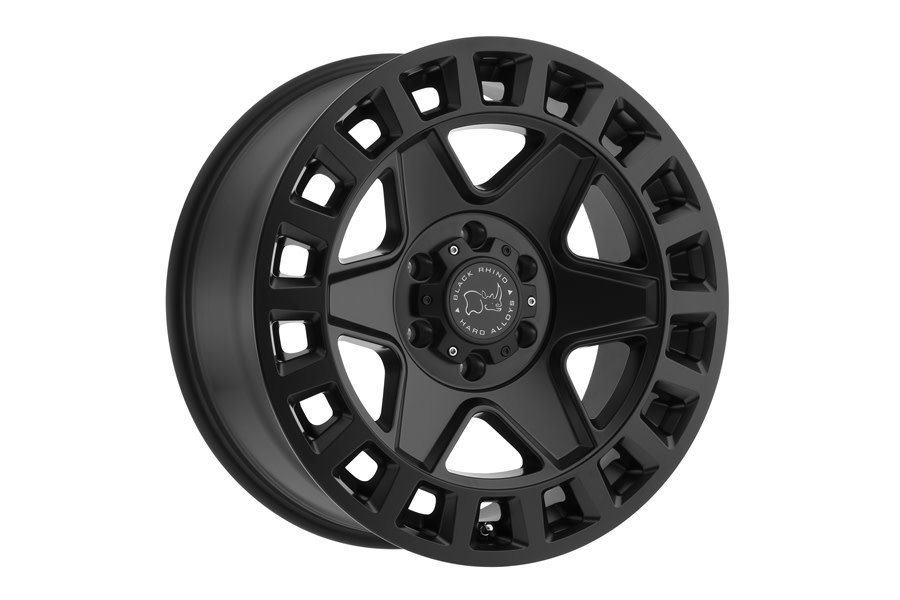 Black Rhino York Wheel, 17x8 5x5 - Matte Black - JT/JL/JK