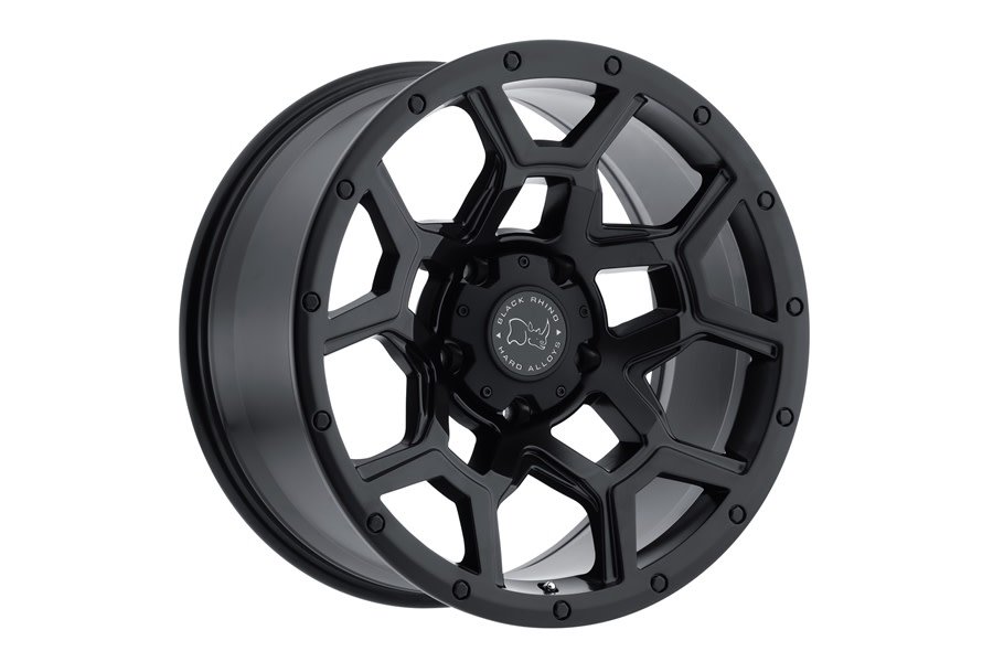 Black Rhino Overland Wheel, 17x9.5 5x5 - Matte Black - JT/JL/JK