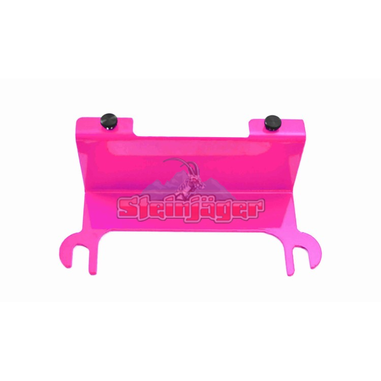 Hot Pink License Plate Relocation Kit