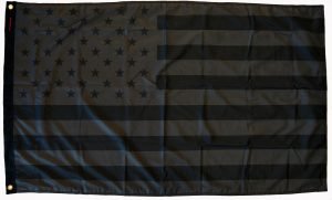 3x5'  USA Black Flag