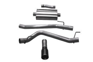 Corsa Performance 3in Cat-Back Single Side Exit Exhaust System - Black - JT 3.6L