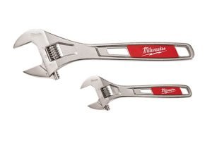 Milwaukee Tool 2 Pc. 6in and 10in Adjustable Wrench Set