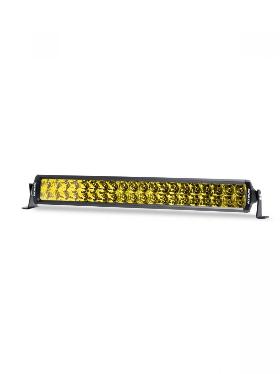20 Inch LED Light Bar Dual Row Spot/Flood Combo Gold Amber