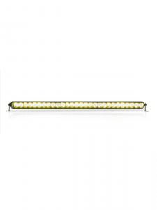 30-Inch LED Light Bar Single Row Spot/Flood Combo - Gold Amber -