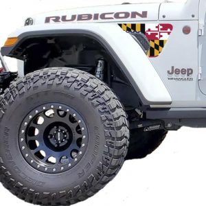 Jeep Fender Vent Decals 2 Piece Maryland State For 18-Pres Wrangler JL/Gladiator