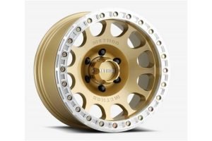 Method Race Wheels 105 Series Beadlock Wheel 17x9 5x5 38mm Offset Gold - JT/JL/JK