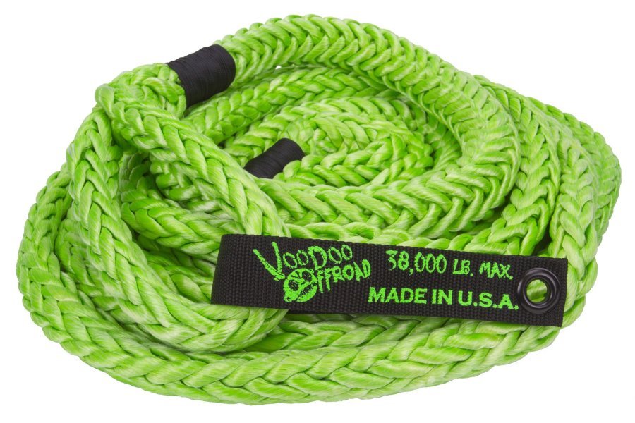 VooDoo Offroad Recovery Rope Green 7/8in x 30ft
