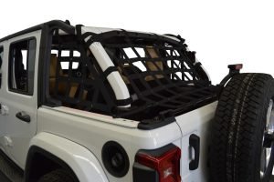 Dirty Dog 4x4 3pc Cargo Side Netting Kit, Black  - JL 4Dr