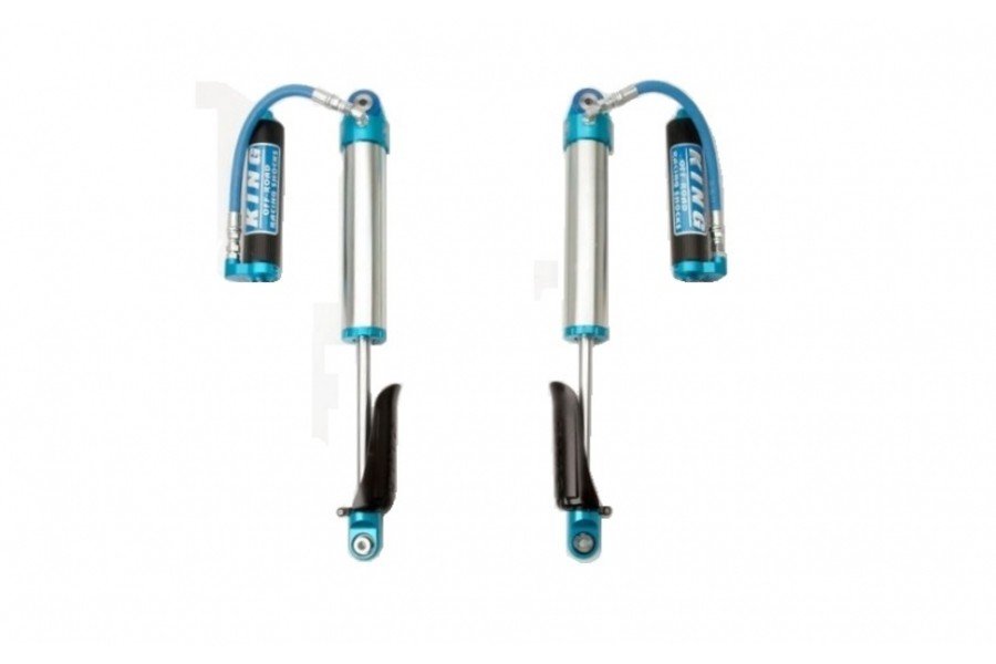 EVO Manufacturing 2.5in SPEC King Front Remote Reservoir Shocks for 0-2.5in Lift Pair - JL