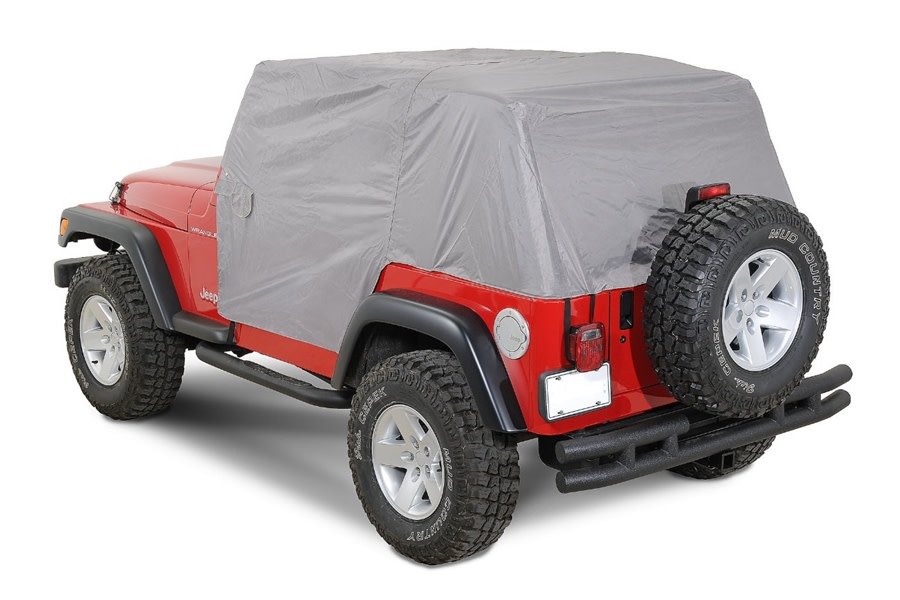 Vertically Driven Products Full Monty Cab Cover w/Half Door Earys Grey - TJ