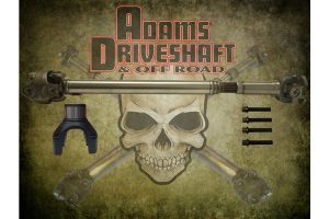 Adams Driveshaft Extreme Duty Series 1350 Half Round Front CV Driveshaft - JL Sport Only