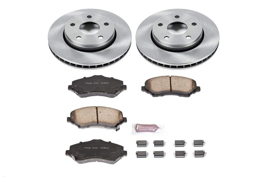 Power Stop Autospecialty OE Replacement Brake Set, Front - JK