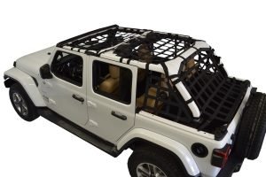 Dirty Dog 4x4 5pc Cargo Side Netting Kit, Black - JL 4Dr
